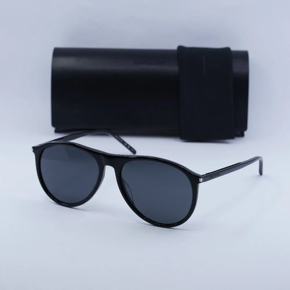 🕶️ New Saint Laurent SL667 001 Sunglasses - Black Frame, Black Lenses